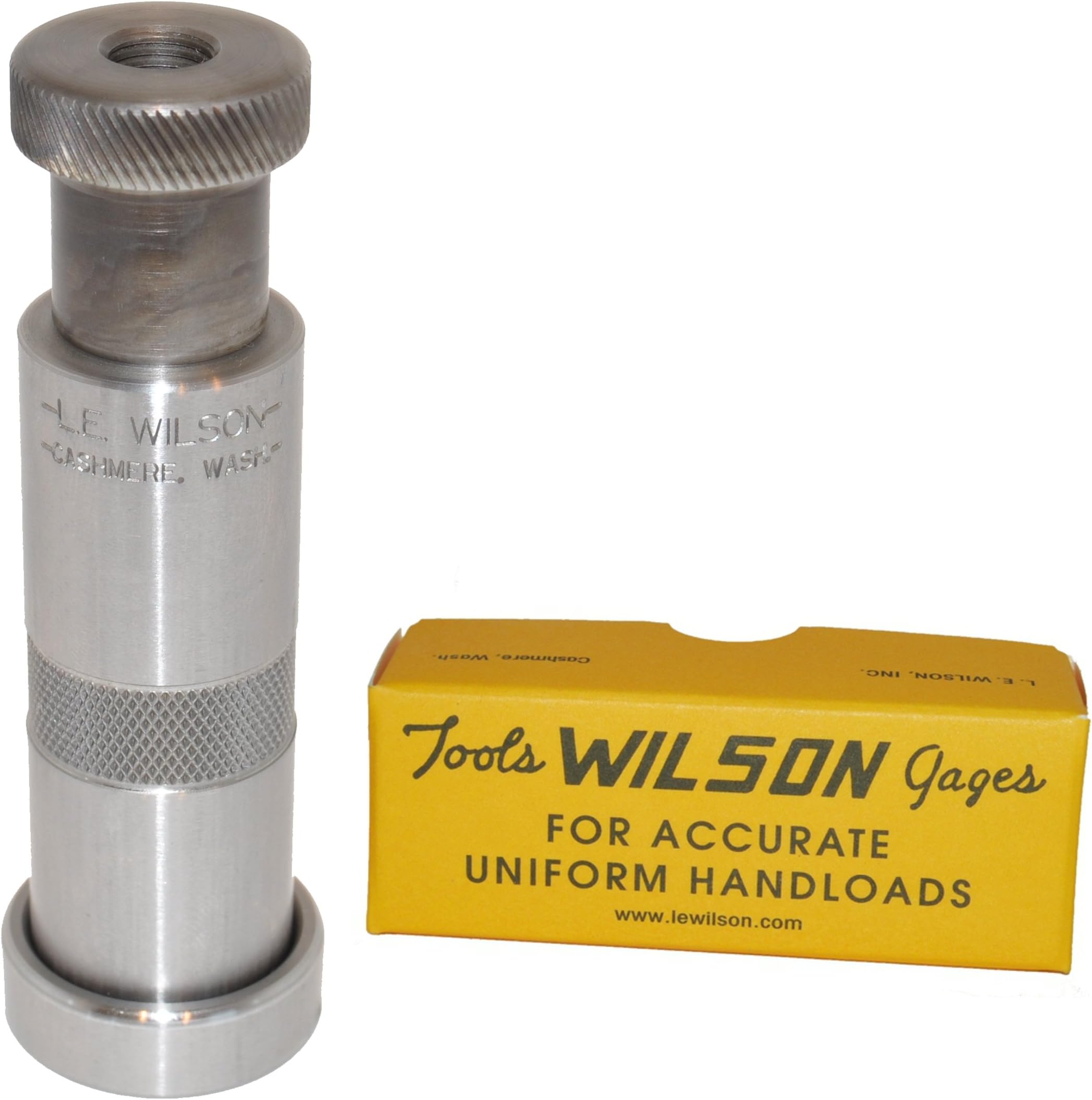 L.E. Wilson BS60-VRT 6mm VarTarg Turbo Bullet Seater, Polished Steel