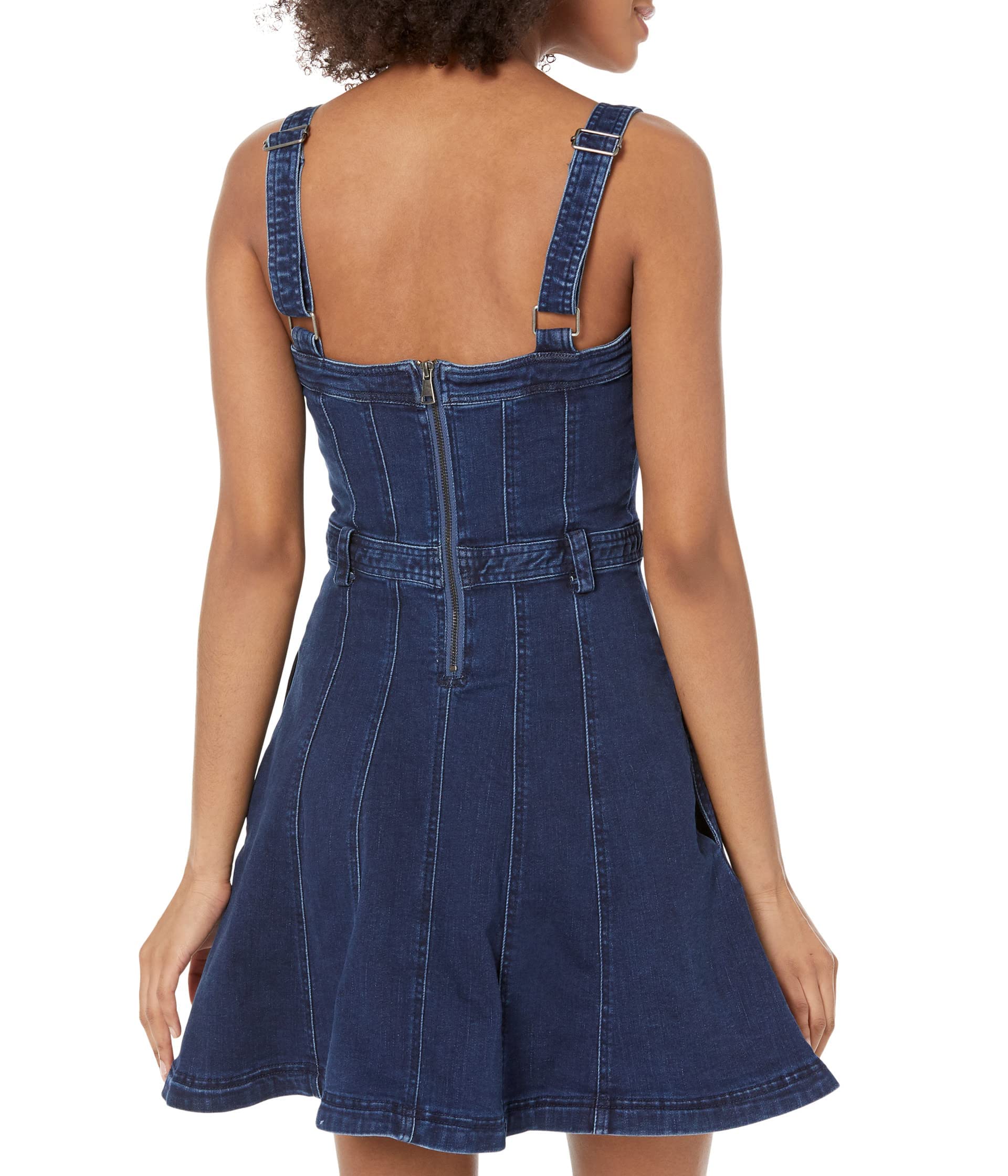 Free People Margot Denim Mini Dark Indigo MD (Women's 8 | B2B Liquidation