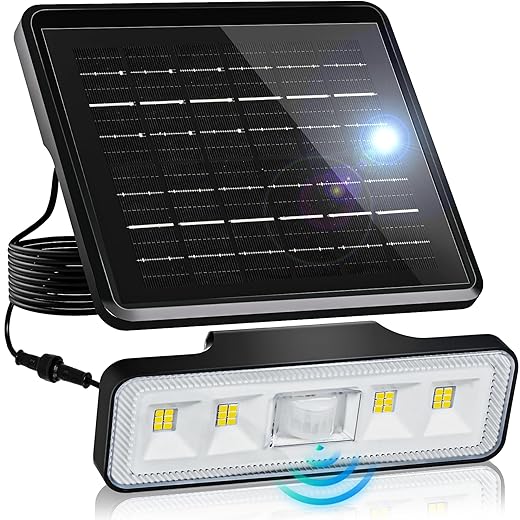 4000 Lumen, Motion Activated, Solar Powered Security Light