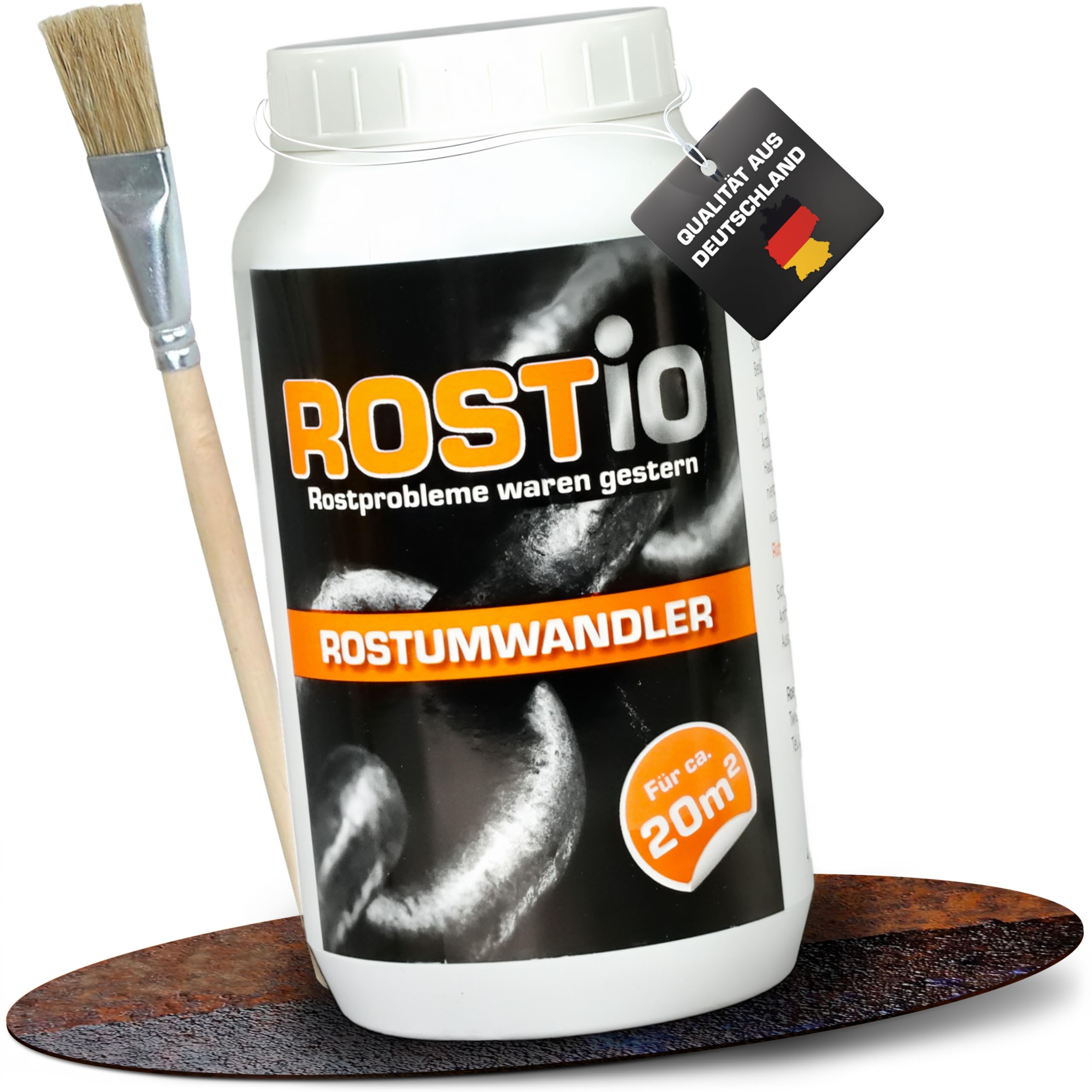 Rostio Highly Effective Rust Converter & Primer 1 liter - Rust Remover