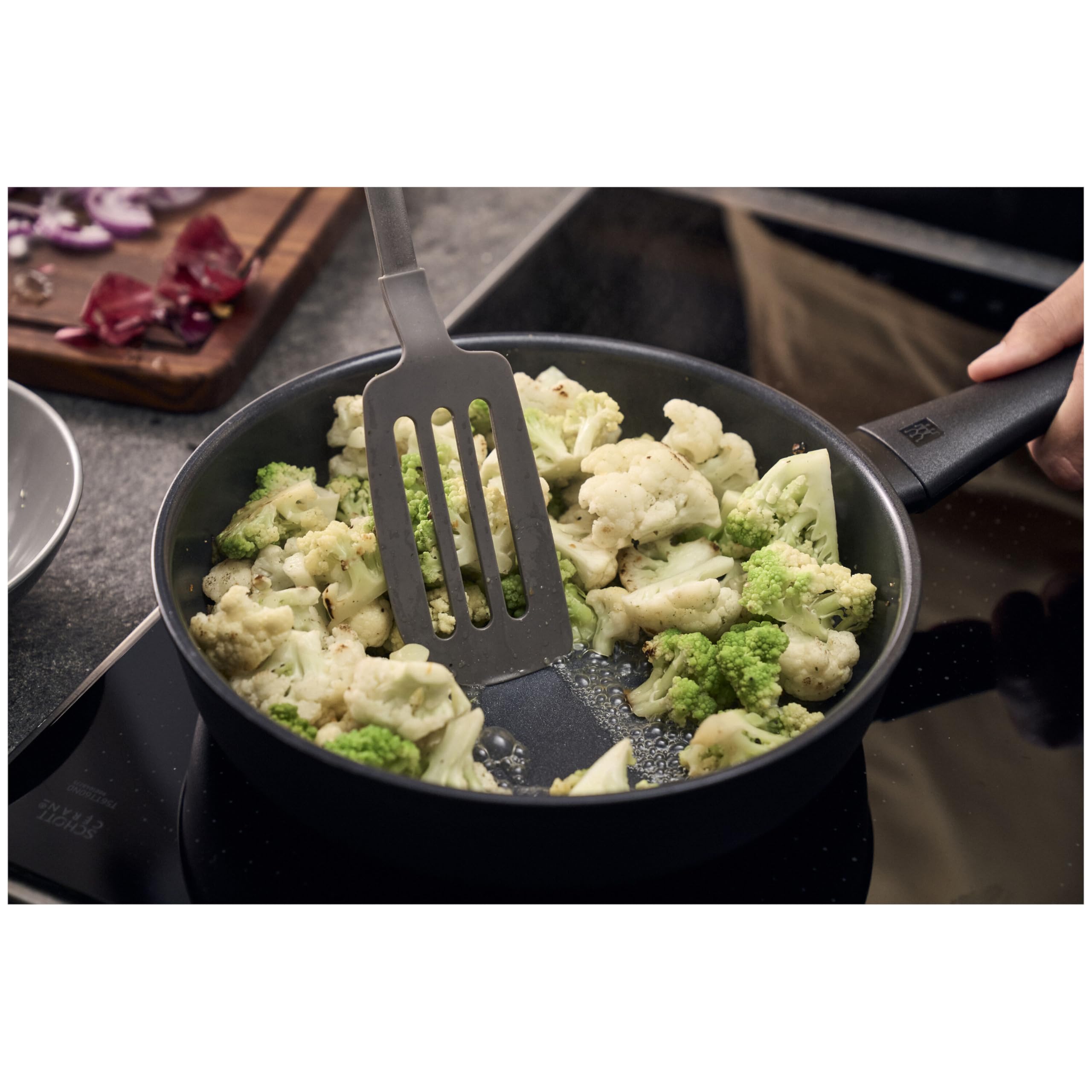 ZWILLING Madura Plus Bratpfanne hoch, Aluminium, Titanverstärkte keramische Antihaftbeschichtung 28 cm