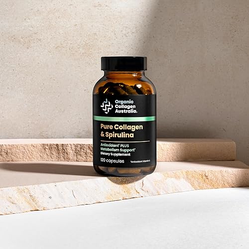 Miniatura 7 de Cápsulas de colágeno puro y espirulina para la energía y la salud de la piel, 120 unidades