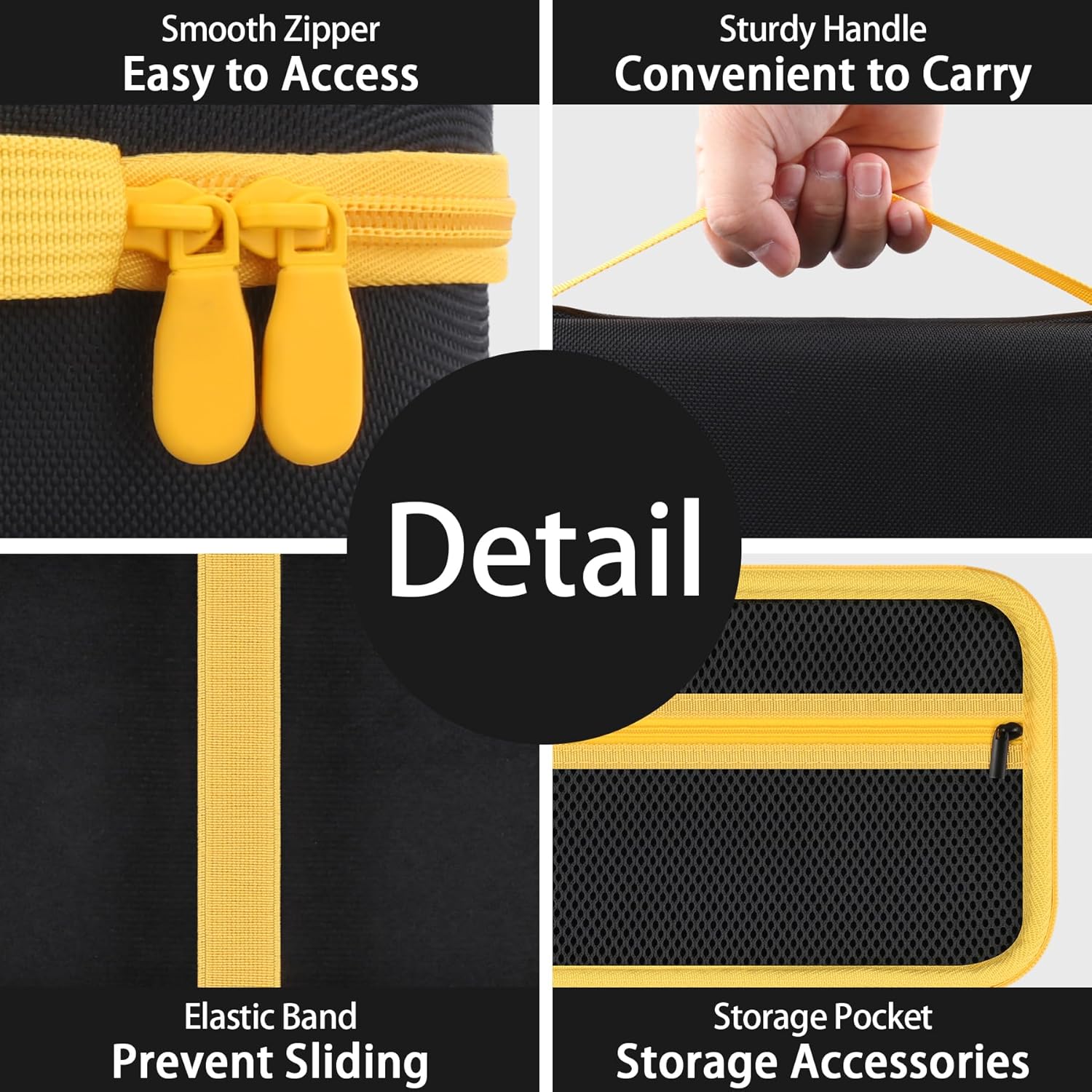 Aenllosi for Fanttik A10 Apex 3-in-1/A10 Pro 2-in-1 Digital Laser Tape Measure Hard Case, Measuring Tape Organizer+Fanttik V8 Apex/Slim V8 Mate/V10 Apex/Slim V10 Mate Car Vacuum Hard, Black(Case Only)