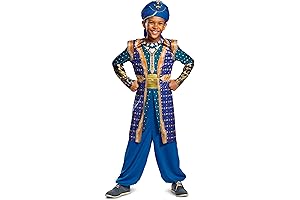 Genie of The Lamp Aladdin Vest For Boys Live Action Movie Costume