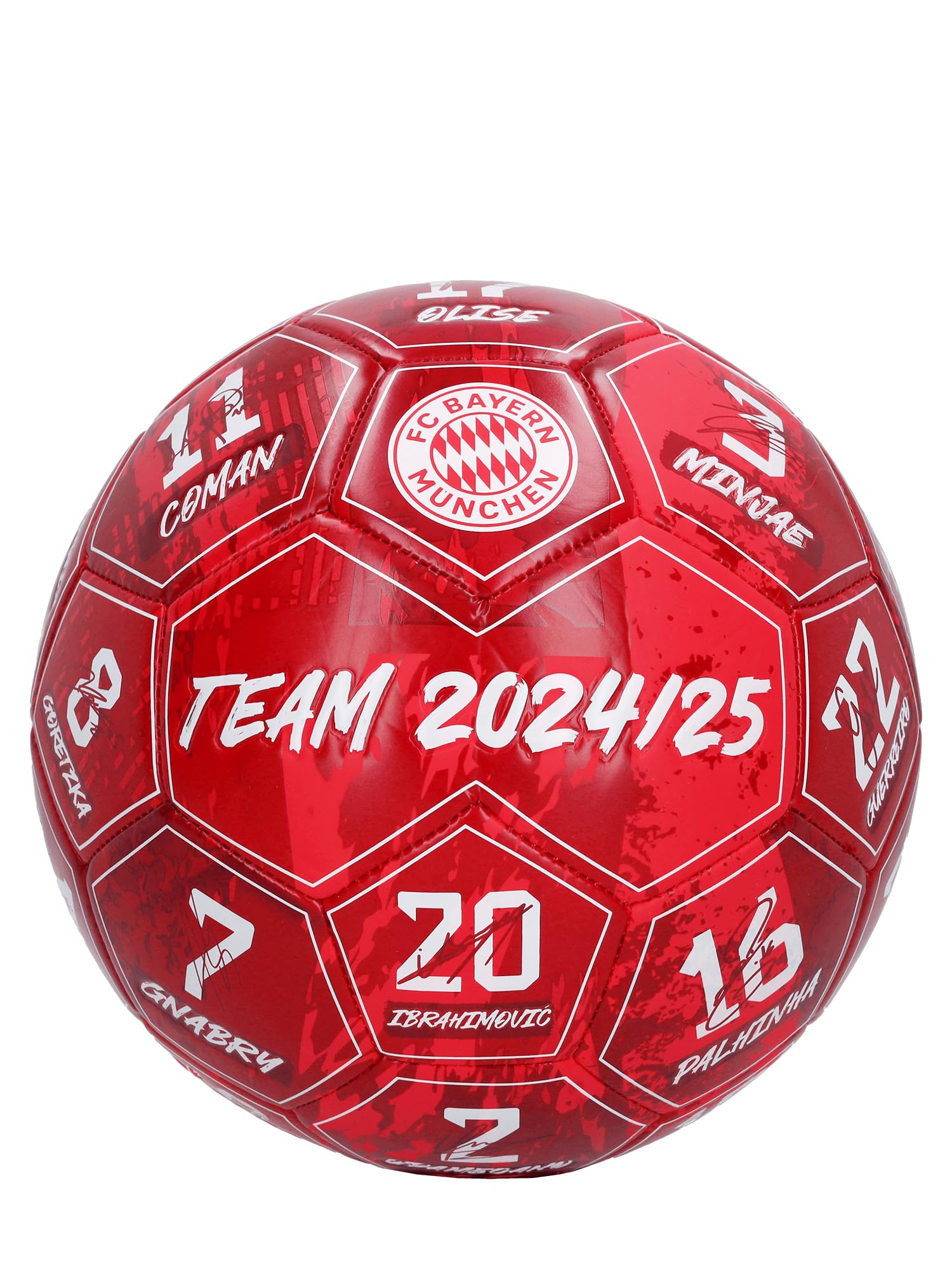 FC Bayern München | Ball Signature 2024-25 | czerwony