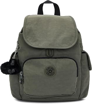 Kipling City Pack Mini Backpack Lightweight Compact Travel Daypack Green Moss