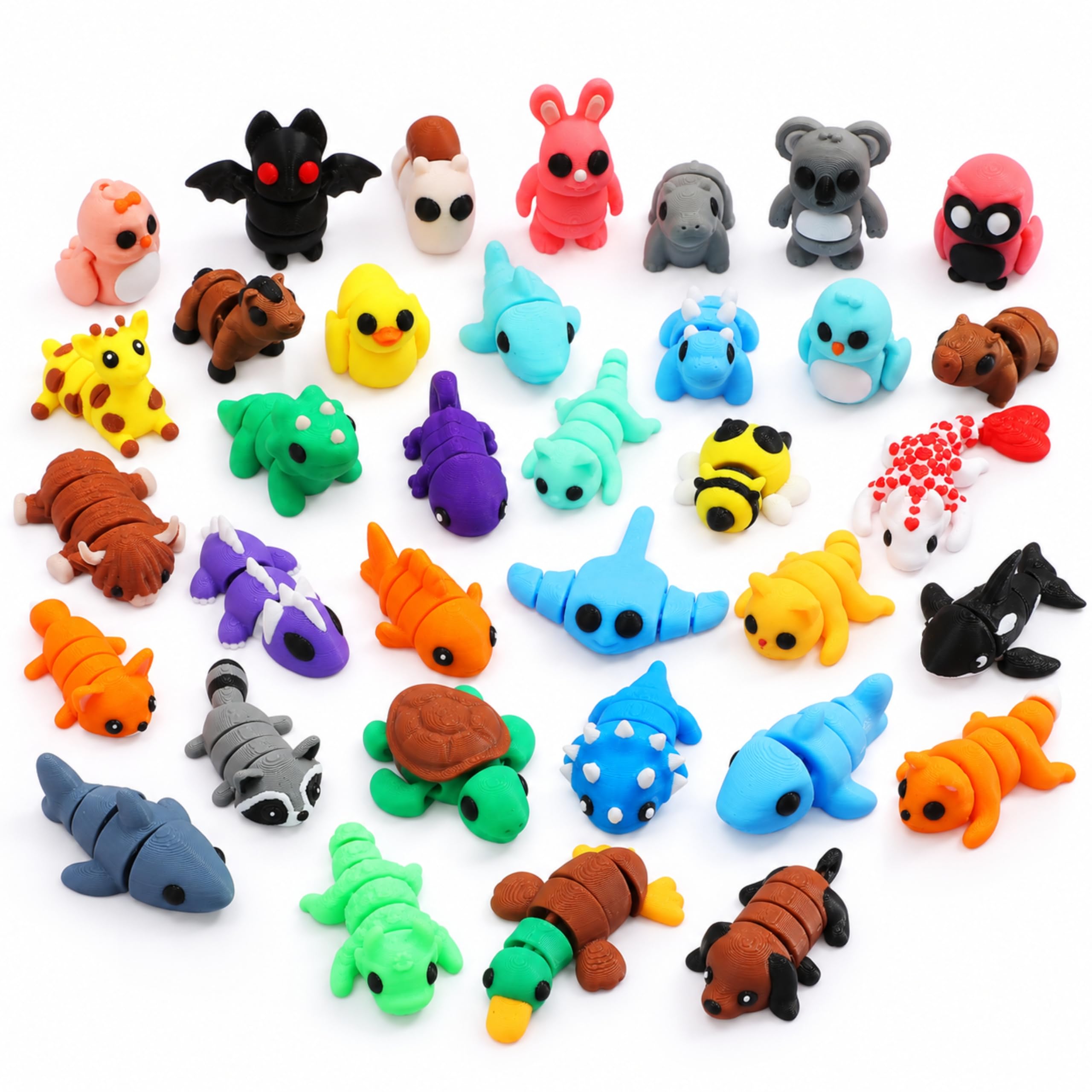 Photo 1 of MONJITA 35 pcs Mini Animal Figurines