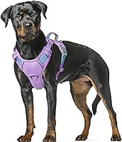 Vista 14 de BARKBAY Arnés para Perro Sin Tirones Talla Grande Arnés Reflectante para Perro con Clip Frontal y Asa de Control Fácil para Caminar Entrenar Correr