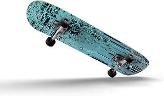 DesignSkinz - Decorative and Protective Scratch Resistant Skin Vinyl Wrap Kit for Skateboard Decks (Skateboard Not Included)