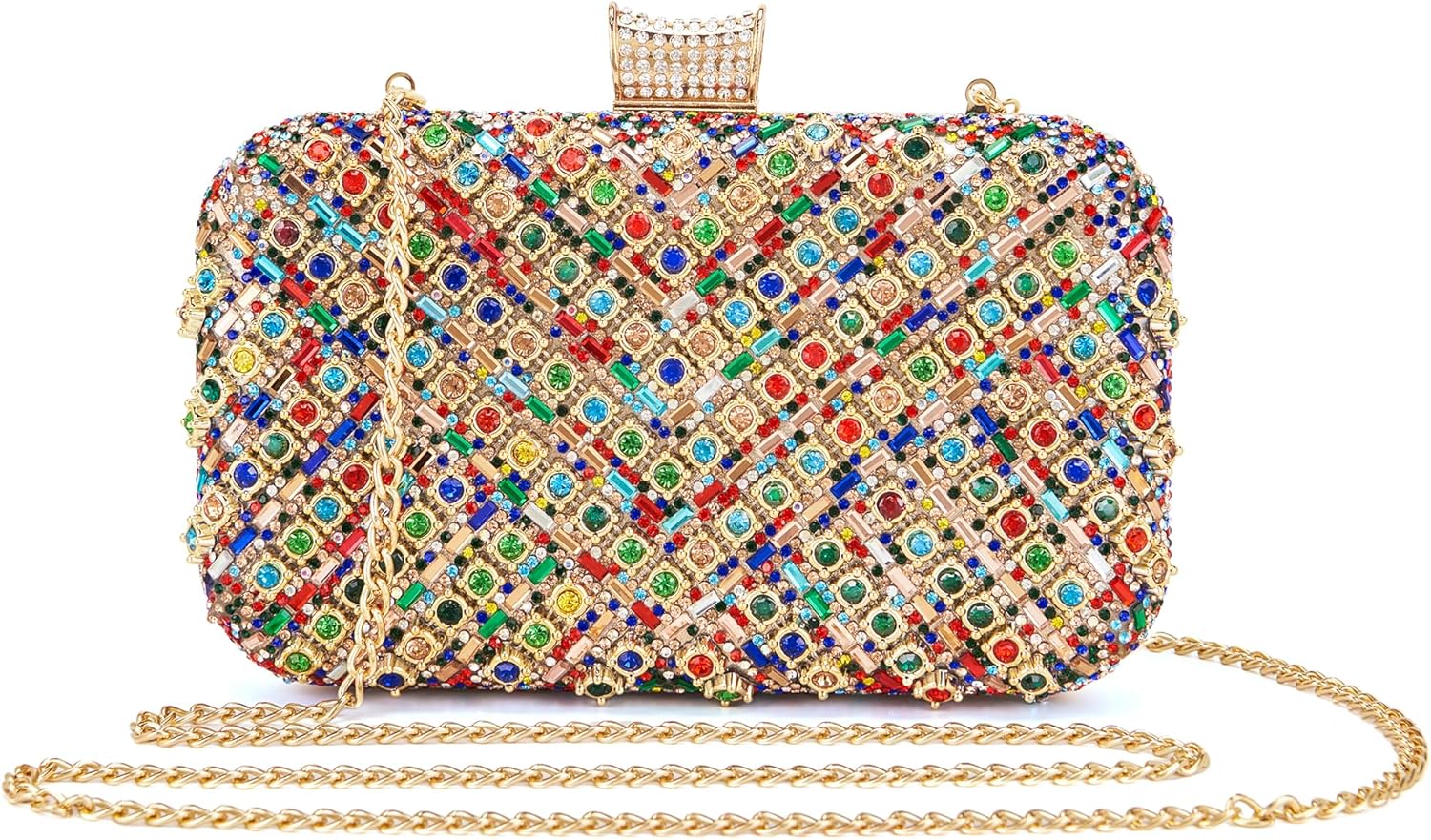 Milisente Clutch Purses For Women Crystal Clutches Evening Bags Gemstone Clutch Purse For Wedding Formal - Image 8