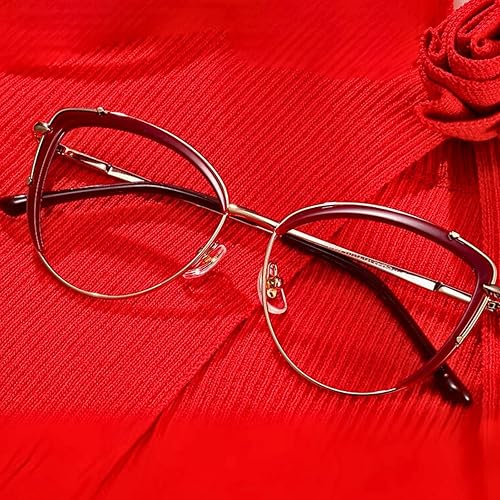 Miniatura 10 de Firmoo Lentes de bloqueo de luz azul, antifatiga ocular, anti dolor de cabeza, corte UV, gafas de lectura para computadora Cateye con aumento