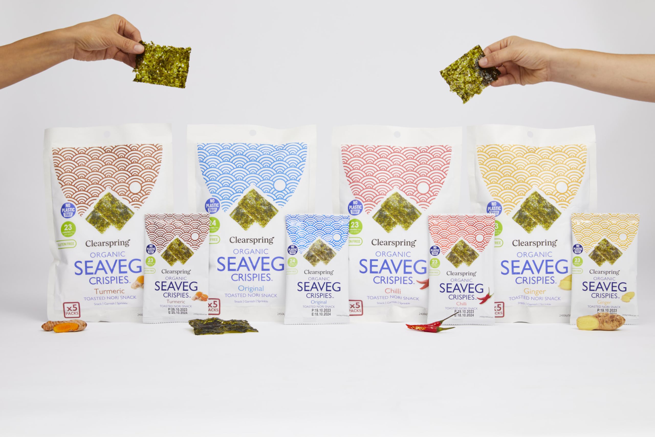 ALGA NORI tostada multipack snack – en-cas léger à emporter partout, pratique à emporter dans un sac ou un cartable, coffret de 5 pièces et devient un allié fiable dans la routine de tous les jours. e