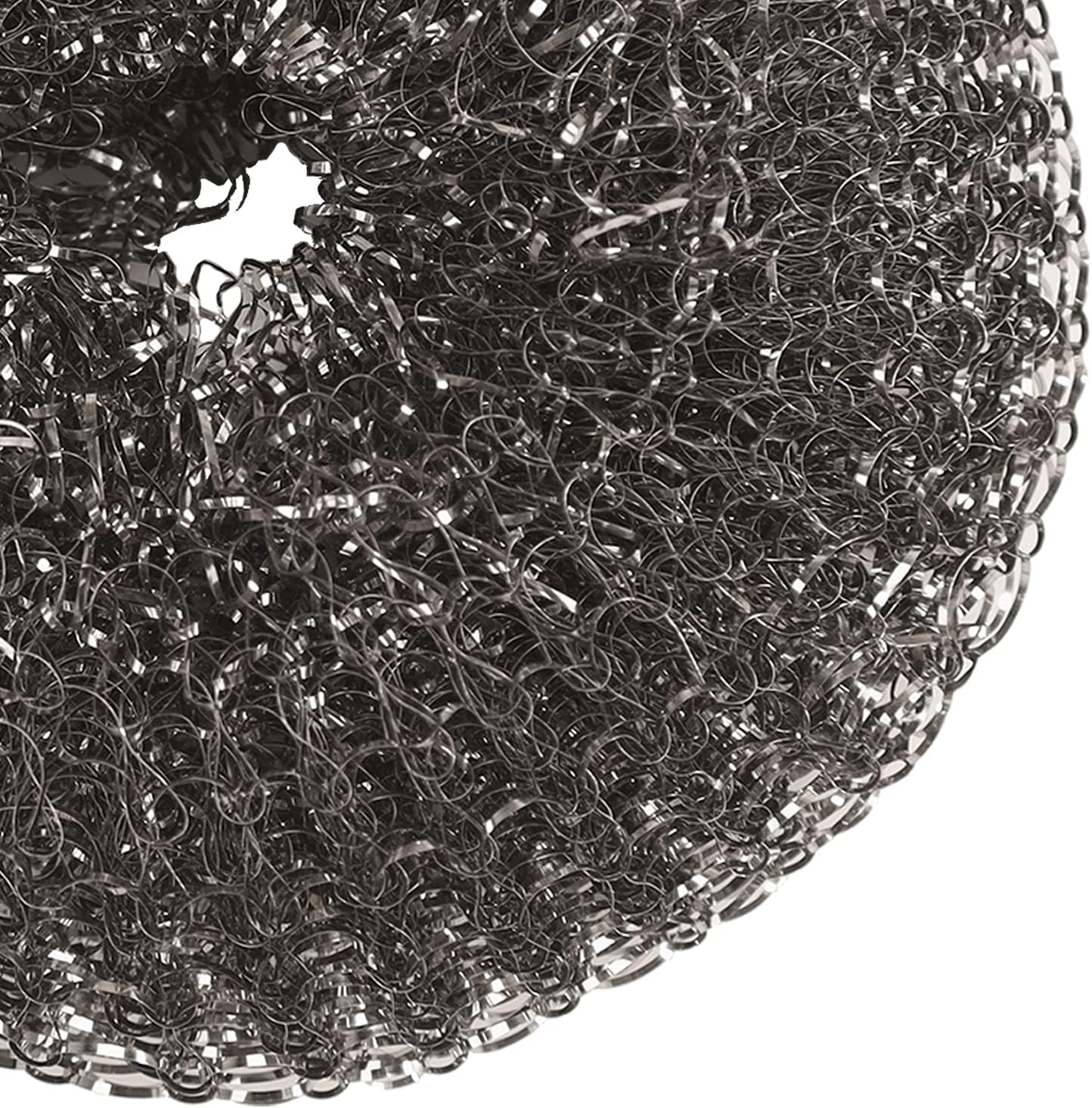 Stainless Steel Wool BBQ Grill Cleaning Scrubber Pads, 4 Pack image 5