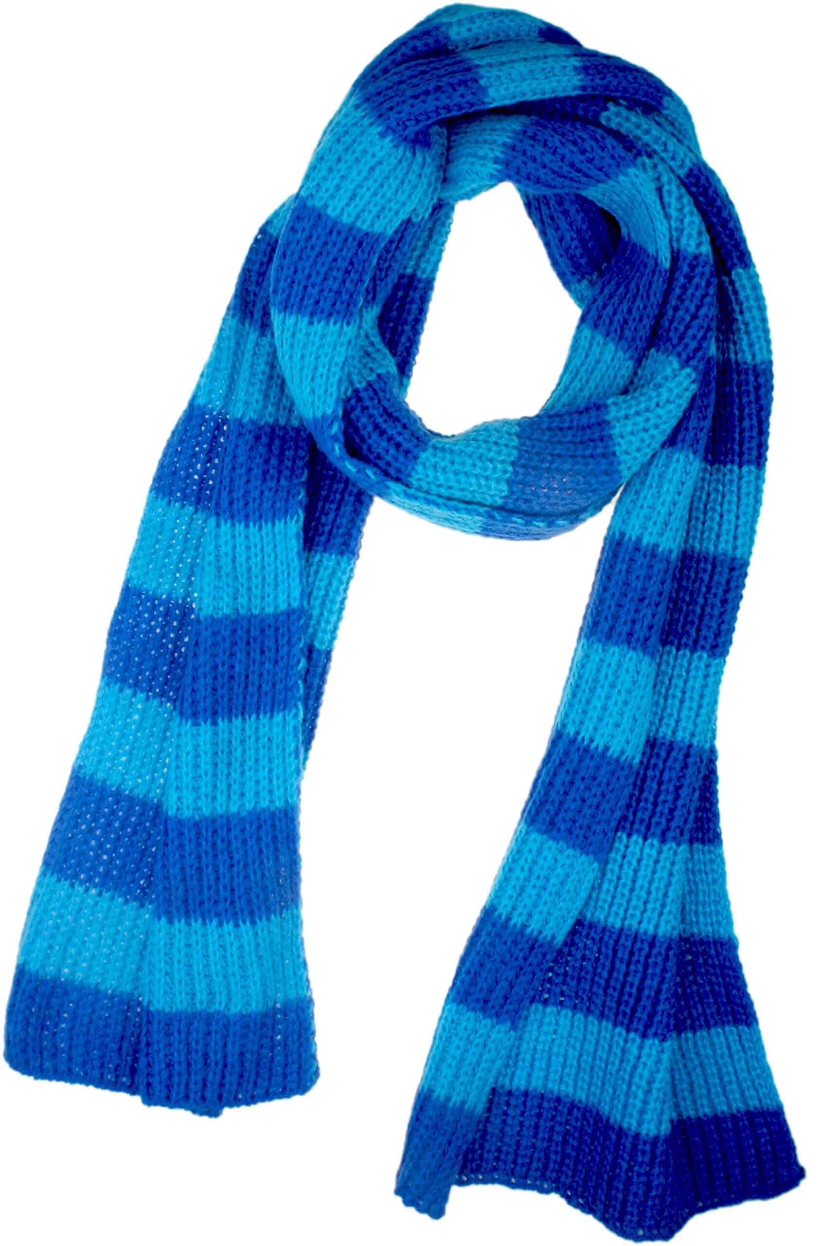 VIVIAN & VINCENT Striped Fall Winter Scarf for Women and Men Soft 100% acrylic knit, cold-weather comfort, everyday outfits, easy neck wrapping, cozy layering