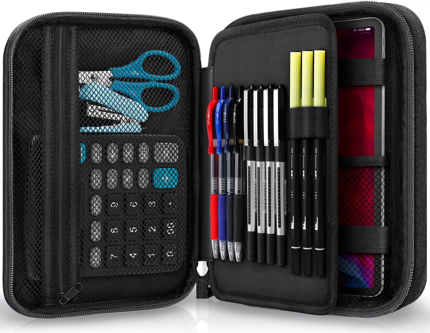 Zannaki Large Capacity Stationery Organizer for Markers and Pens