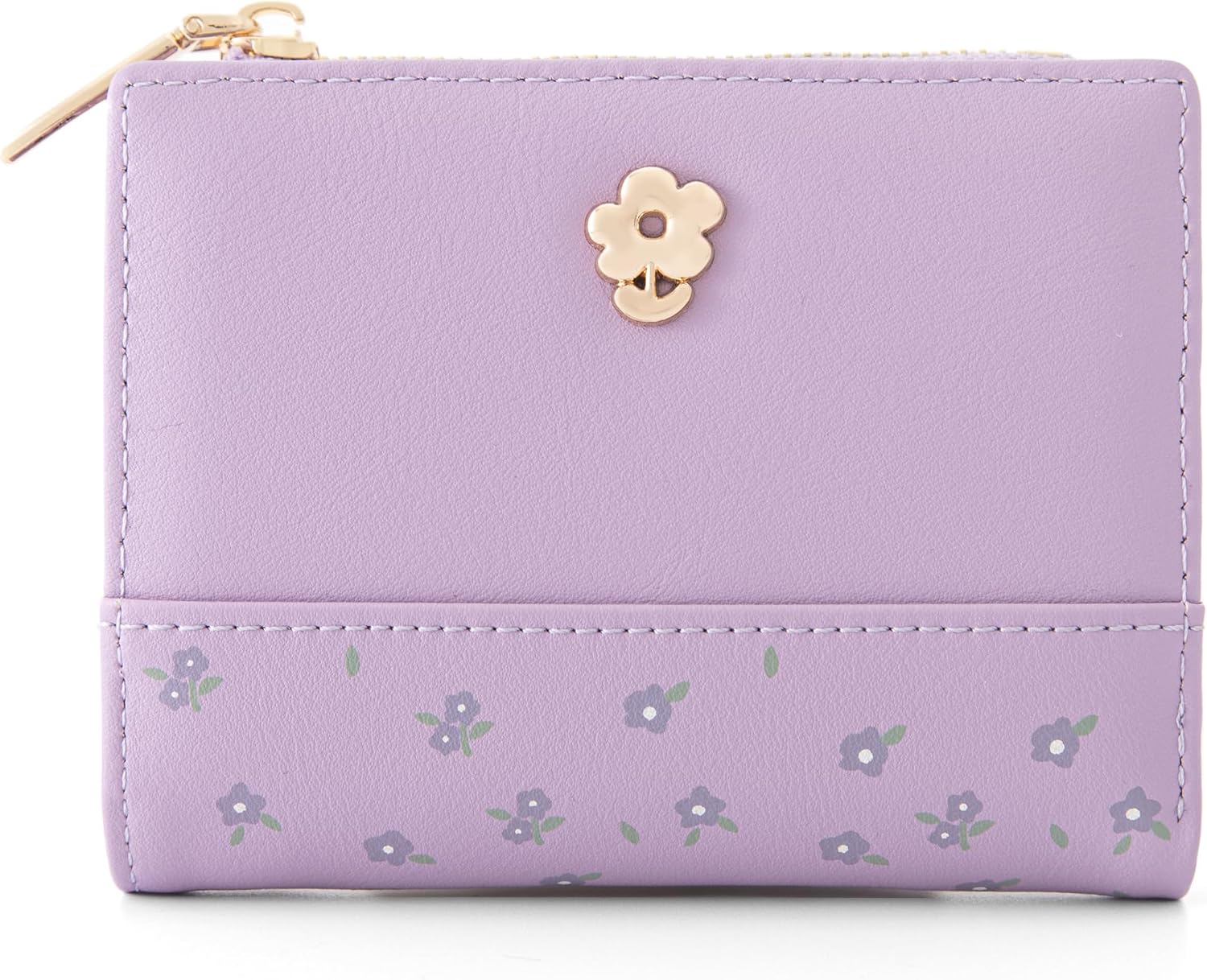 Fashion Wallets Girls Bifold Wallet, Purple, Cute Small Card Holder