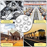 Vista 8 de 530 piezas de arandelas de estrella con dientes internos, kit surtido de arandelas de bloqueo de velocidad rápida M3 M4 M5 M6 M8 M10 M12, arandelas