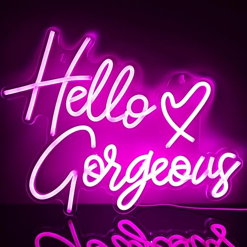 Miniatura 1 de Letrero de neón con texto en inglés "You Are Like Really Pretty para decoración de pared de dormitorio, luz LED rosa, decoración estética de