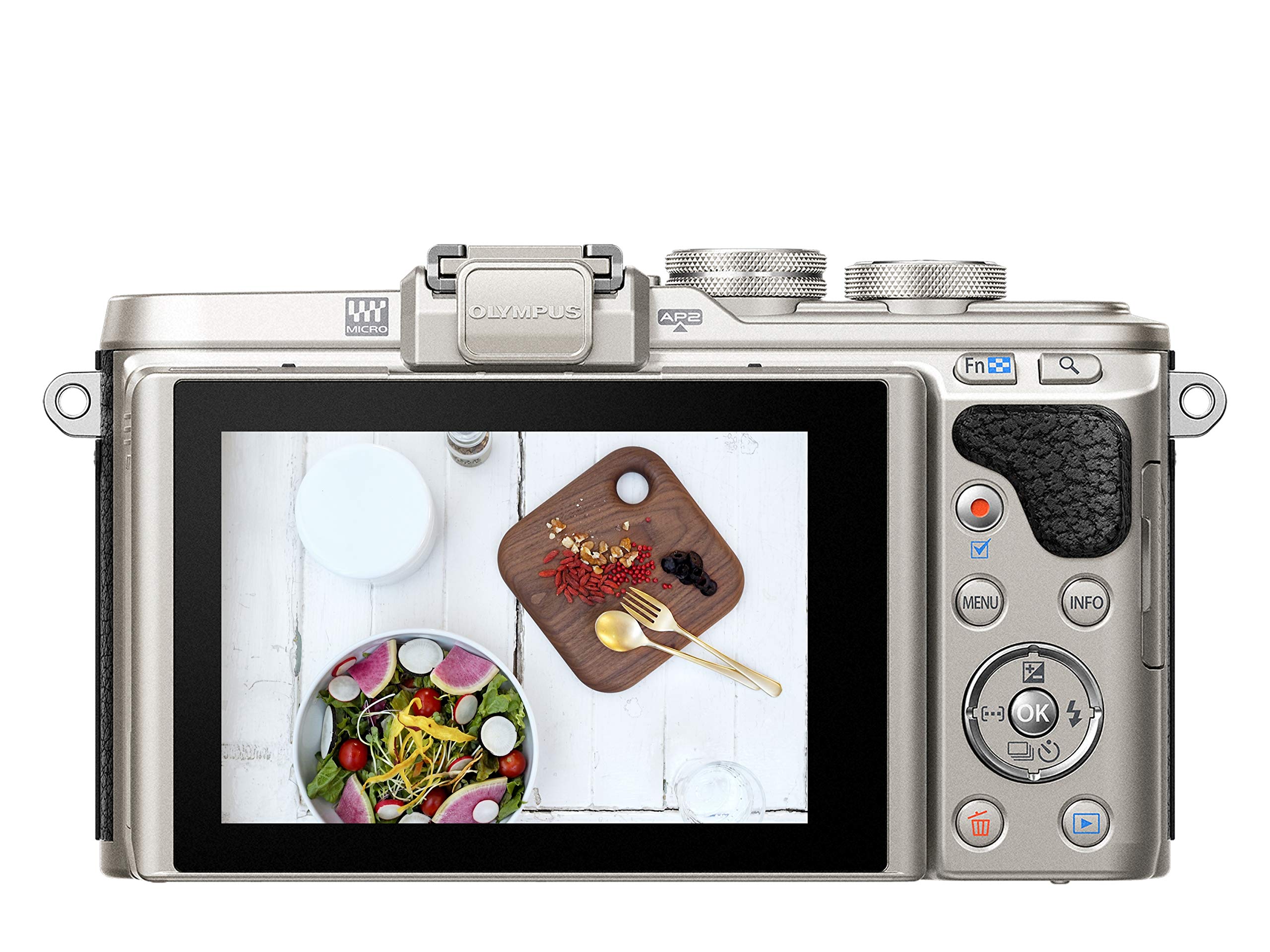 オリンパス ミラーレス OLYMPUS PEN E-PL8 レンズキット ホワイト 中古  