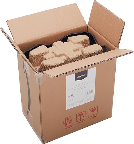 Miniatura 4 de Amazon Basics - Trituradora de papel y tarjetas de crédito de corte cruzado de 6 hojas para casa y oficina con contenedor de 3.8 galones, negro