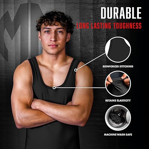 Miniatura 5 de Matman Edge Wrestling Singlet Men Boys Spandex Weightlifting Solid Color