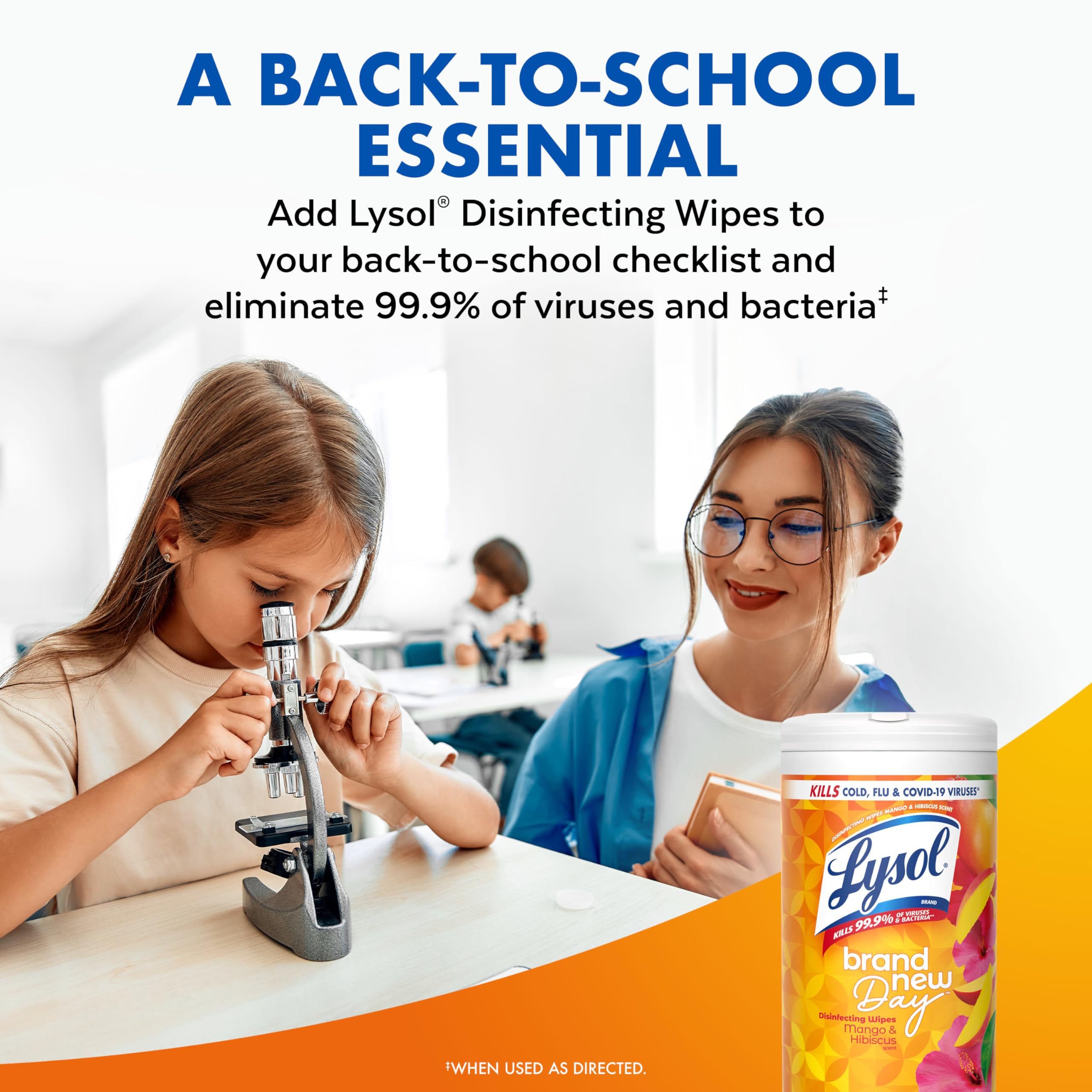 80 ct. Disinfecting Wipes, Lemon + Mango + Linen F520359