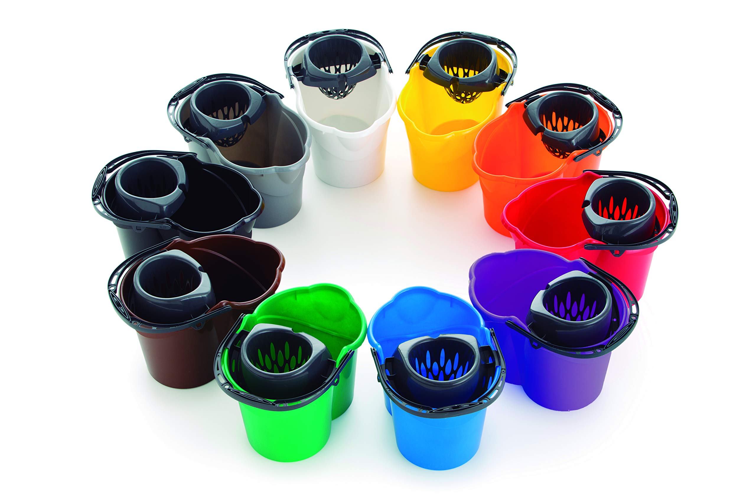 Stefanplast Maya Professional Tools 09050-am - Cubo ovalado (15 L), color amarillo