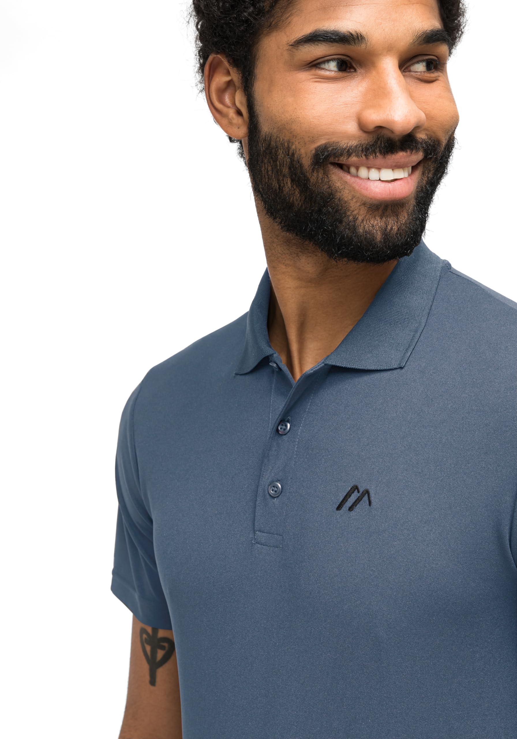 Maier Sports Ulrich, Herren Poloshirt, Leichtes Piqué-Funktionsshirt