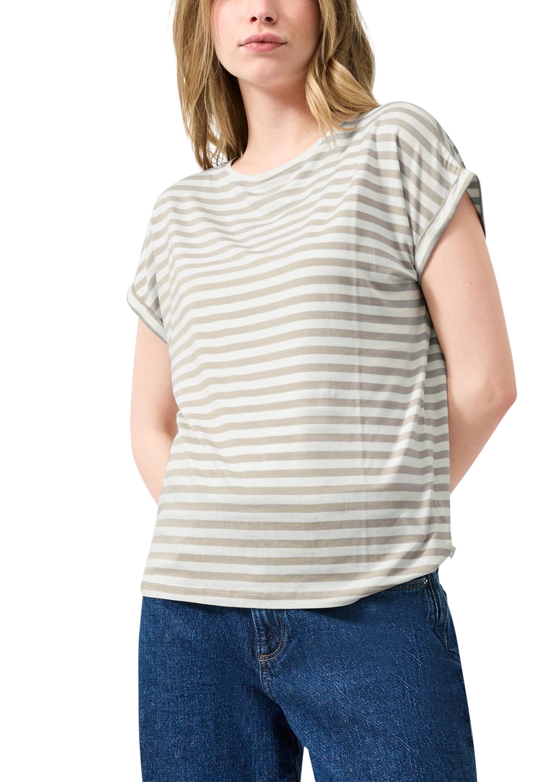 QS T-Shirt aus Lyocellmix