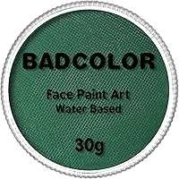 Vista 13 de Pintura corporal y facial UV neón naranja (30g/1oz), kit de pintura corporal completa a base de agua, reactiva a la luz negra, fluorescente