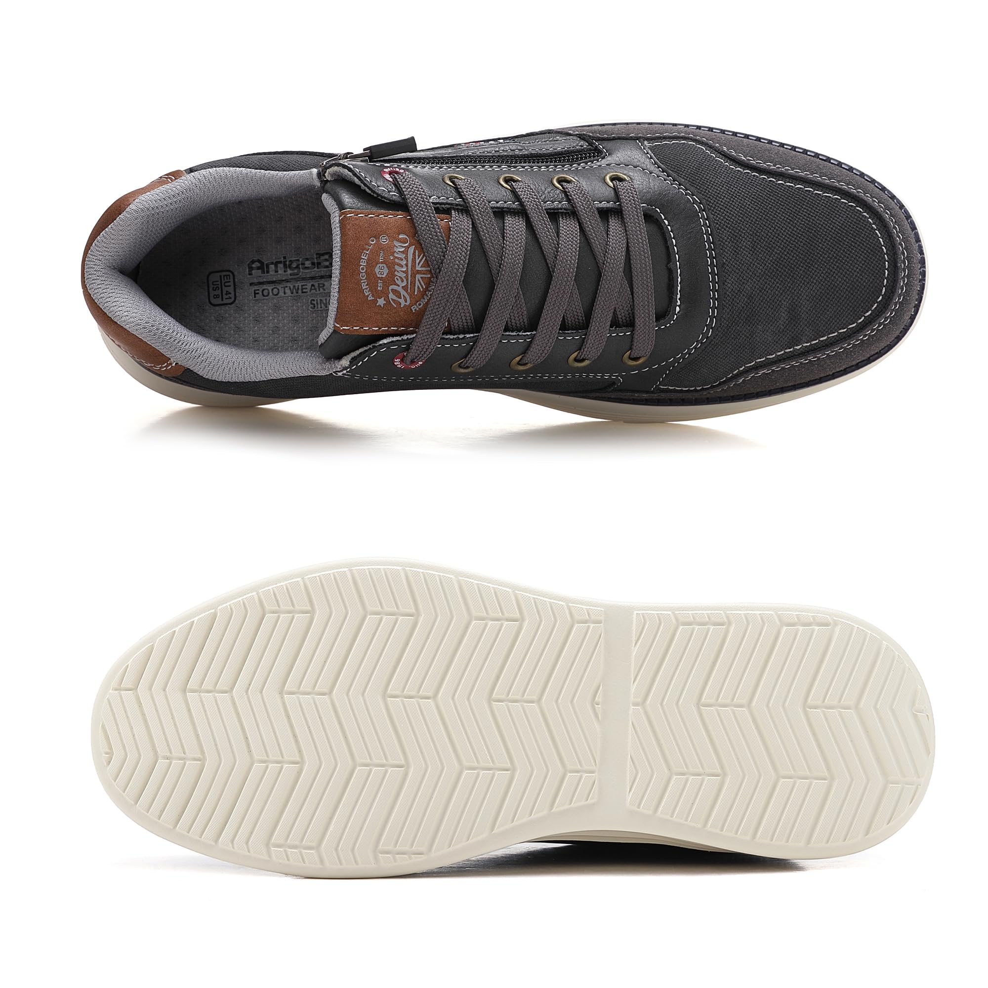 ARRIGO BELLO Zapatillas Hombre Zapatos Casual Deportivas Caminar Vestir Gimnasio Moda Cómodo Sneakers Talla 41-46
