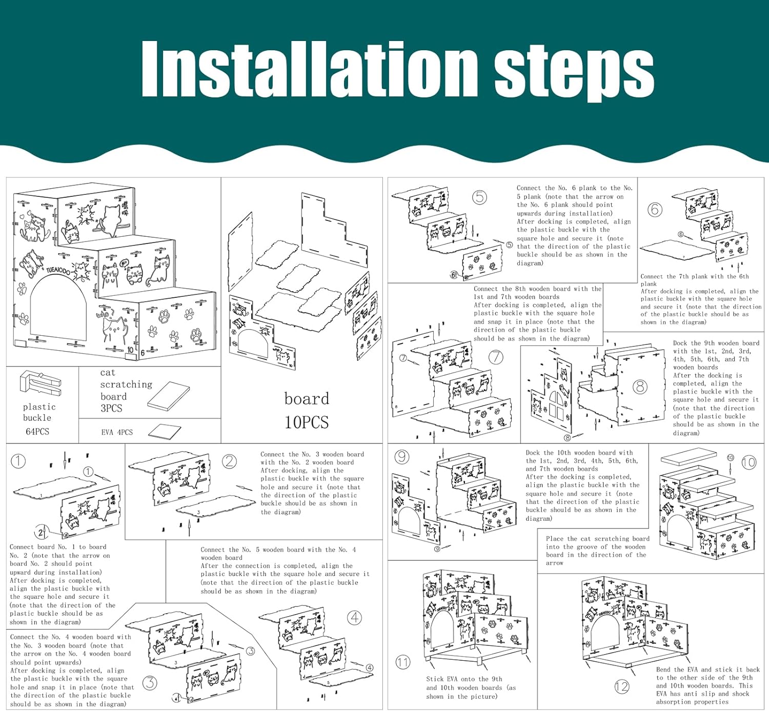 DIY Step cat House