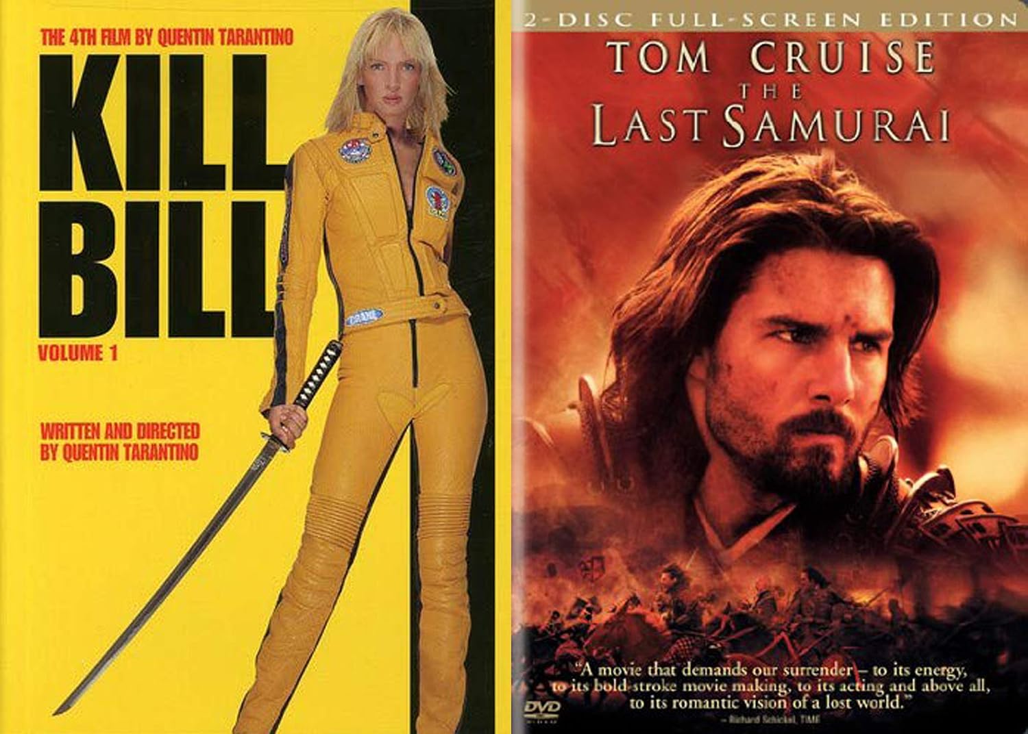 Amazon Com Become The Sword You Are The Sword 2 Movie Action Bundle Kill Bill Volume 1 The Last Samurai 2 Disc Full Screen Edition Movies Tv
