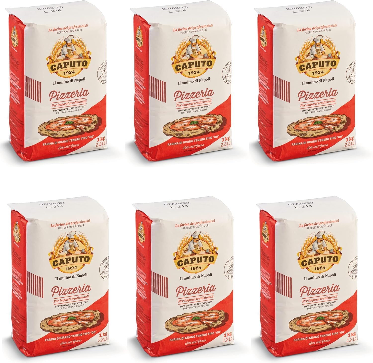 Molino Caputo 6X Farina Pizzeria by Pizza Napoli Pizza Flour Pizza Flour 1kg