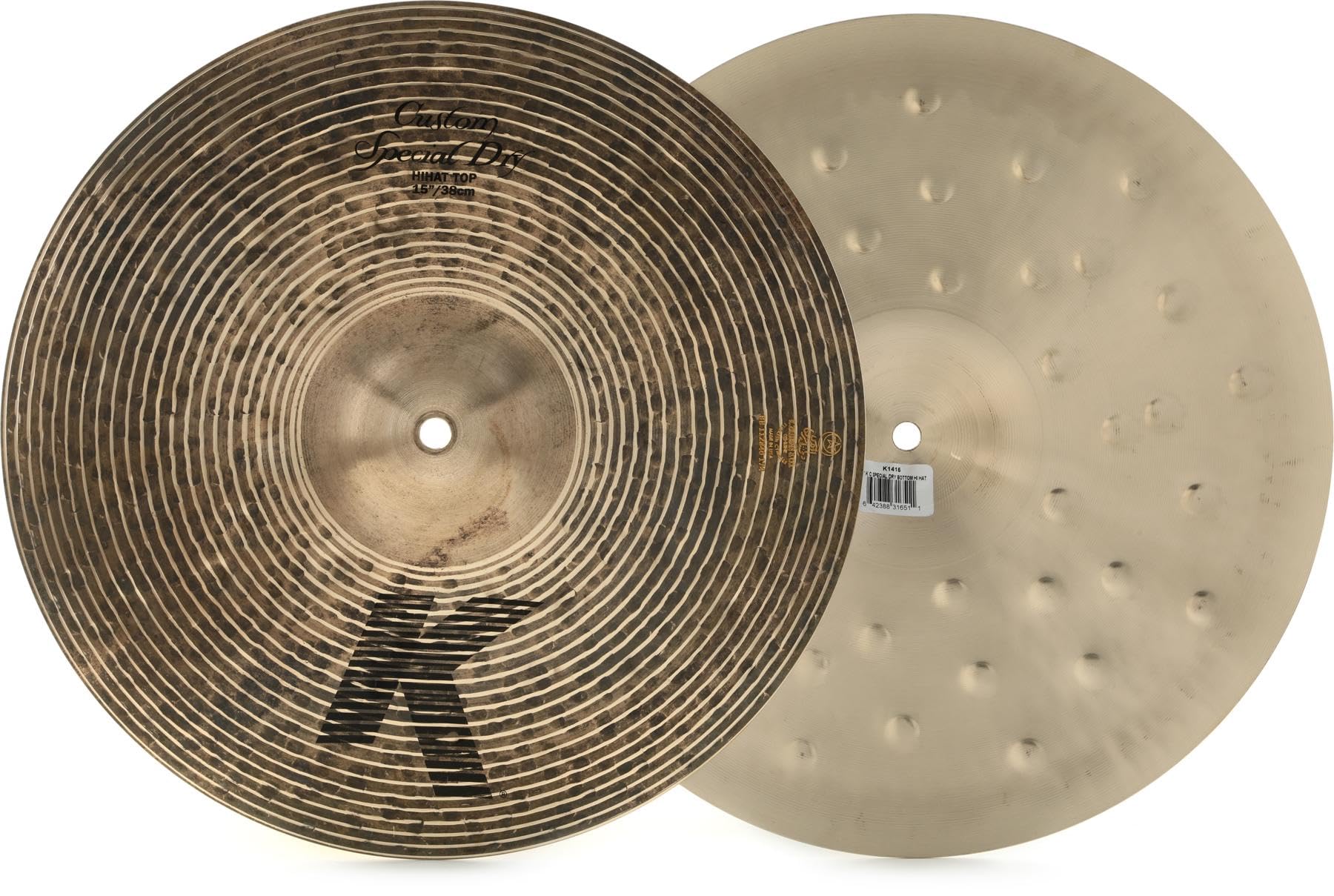 Amazon.com: Avedis Zildjian Company 15 inch K Custom Special Dry  