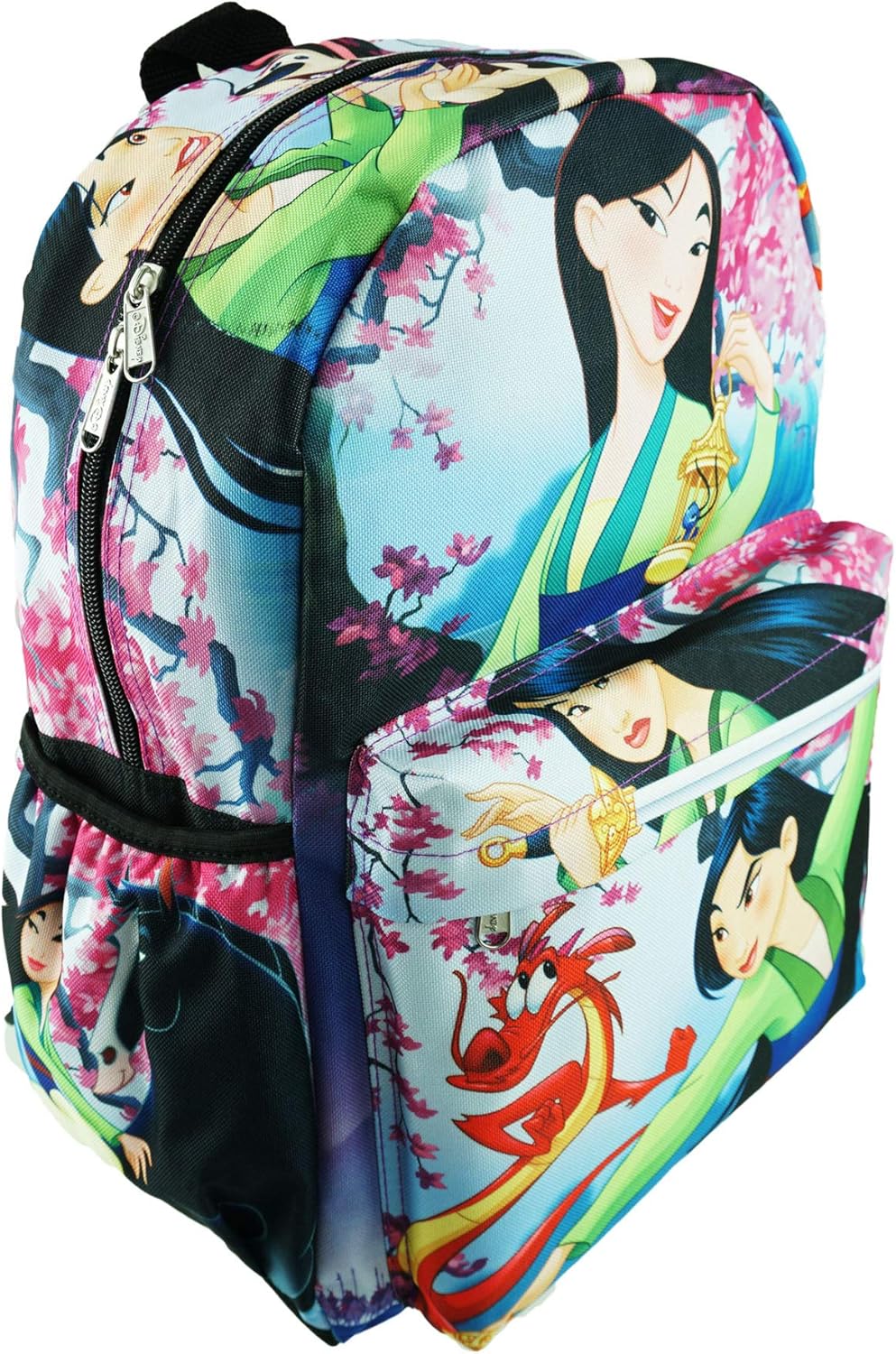 Disney Princess Mulan Deluxe Oversize Print Large 16" Backpack with Laptop Compartment - A19733