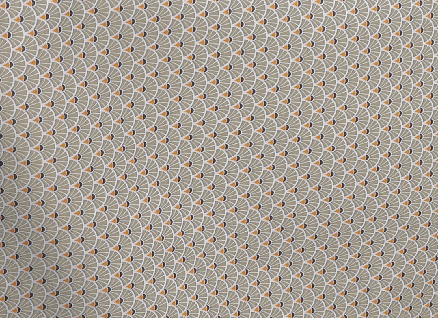 Le linge de Jules Stain-Resistant Tablecloth Peacock Twine Rectangular 150 x 240 cm, Beige, Black, Saffron - Image 2