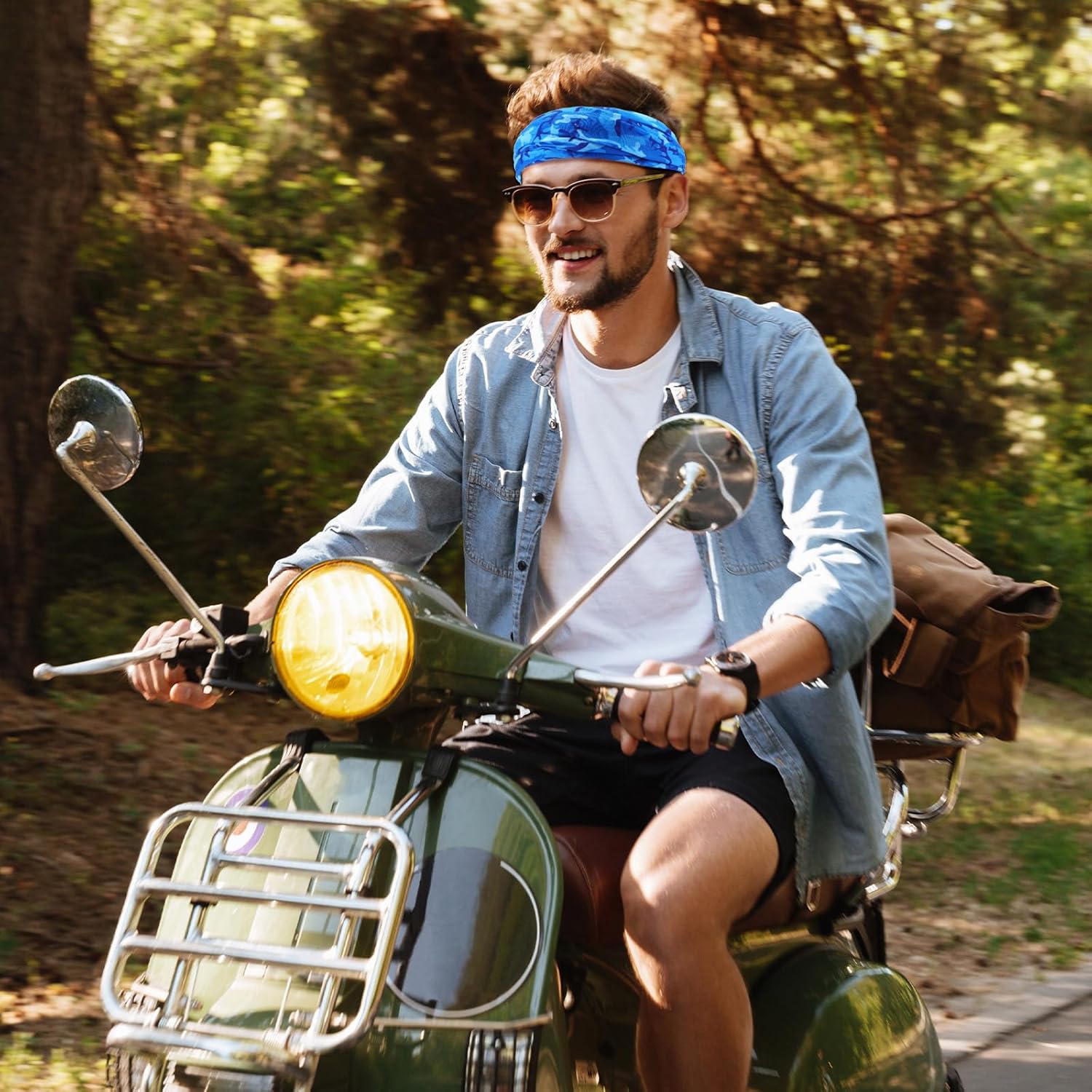 Bonuci 100 Pcs Neck Gaiter Bulk Seamless Neck Gaiter Face Coverings Breathable Elastic Headwear Bandana for Women Men - Image 4