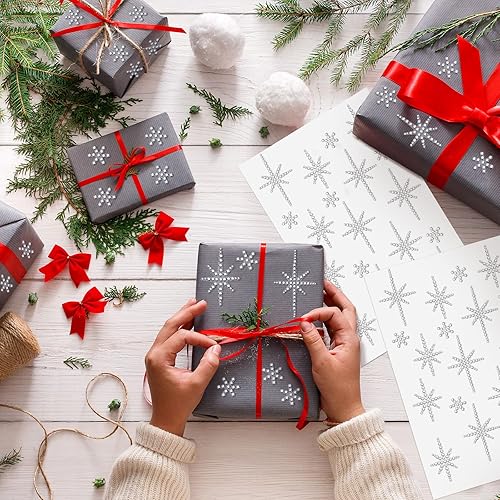 Vista 74 de Epakh 84 calcomanías de estrella de diamantes de imitación, calcomanías de estrella de cristal autoadhesivas con purpurina plateada, para paquete