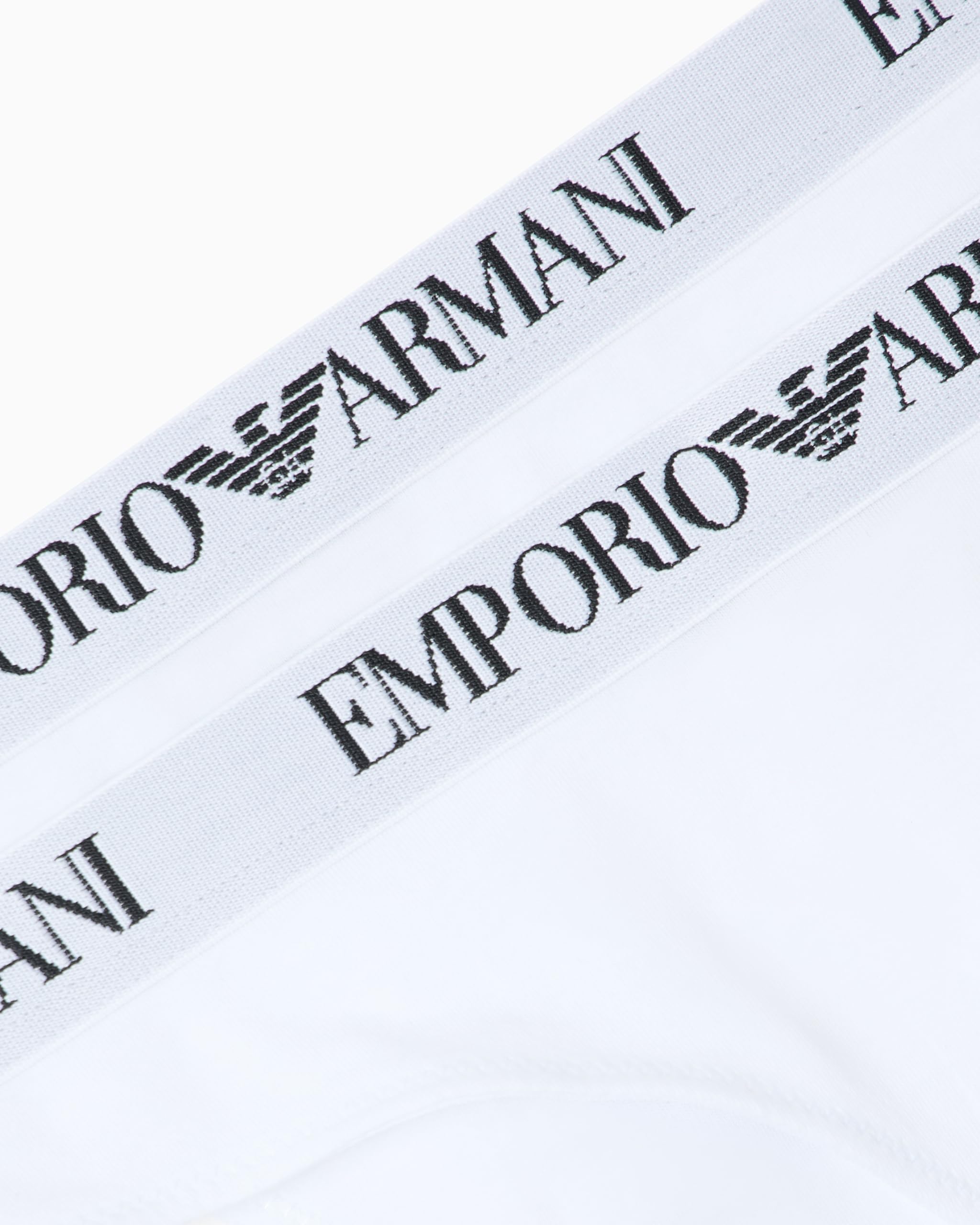 Emporio Armani Essential Cotton 2-Pack Thong Tanga Donna (Pacco da 2)