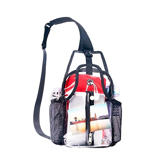 PVC Clear Sling Bag, Clear Bag Stadium Approved, Small