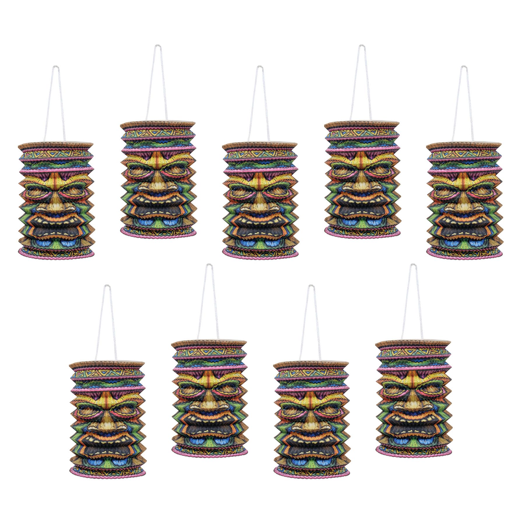 Lanternes en papier Tiki Beistle pour célébrer vos moments de joie en famille