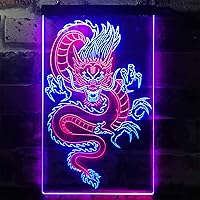 Vista 51 de ADVPRO Chinese Dragon Room Display Dual Color LED Neon Sign Green & Red 16" x 24" st6s46-i3225-gr