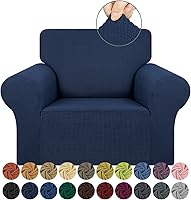 Vista 82 de KEKUOU - Funda elástica para sofá de 3 plazas (de 79 a 94 pulgadas), protector de muebles de 3 asientos con parte inferior elástica para niños