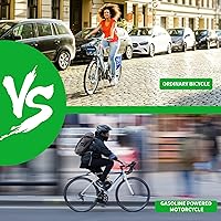 Vista 3 de Kit de motor de bicicleta de 80 cc, kit de motor de bicicleta motorizado de 2 tiempos, kit de motor de gasolina para la mayoría de bicicletas de 26