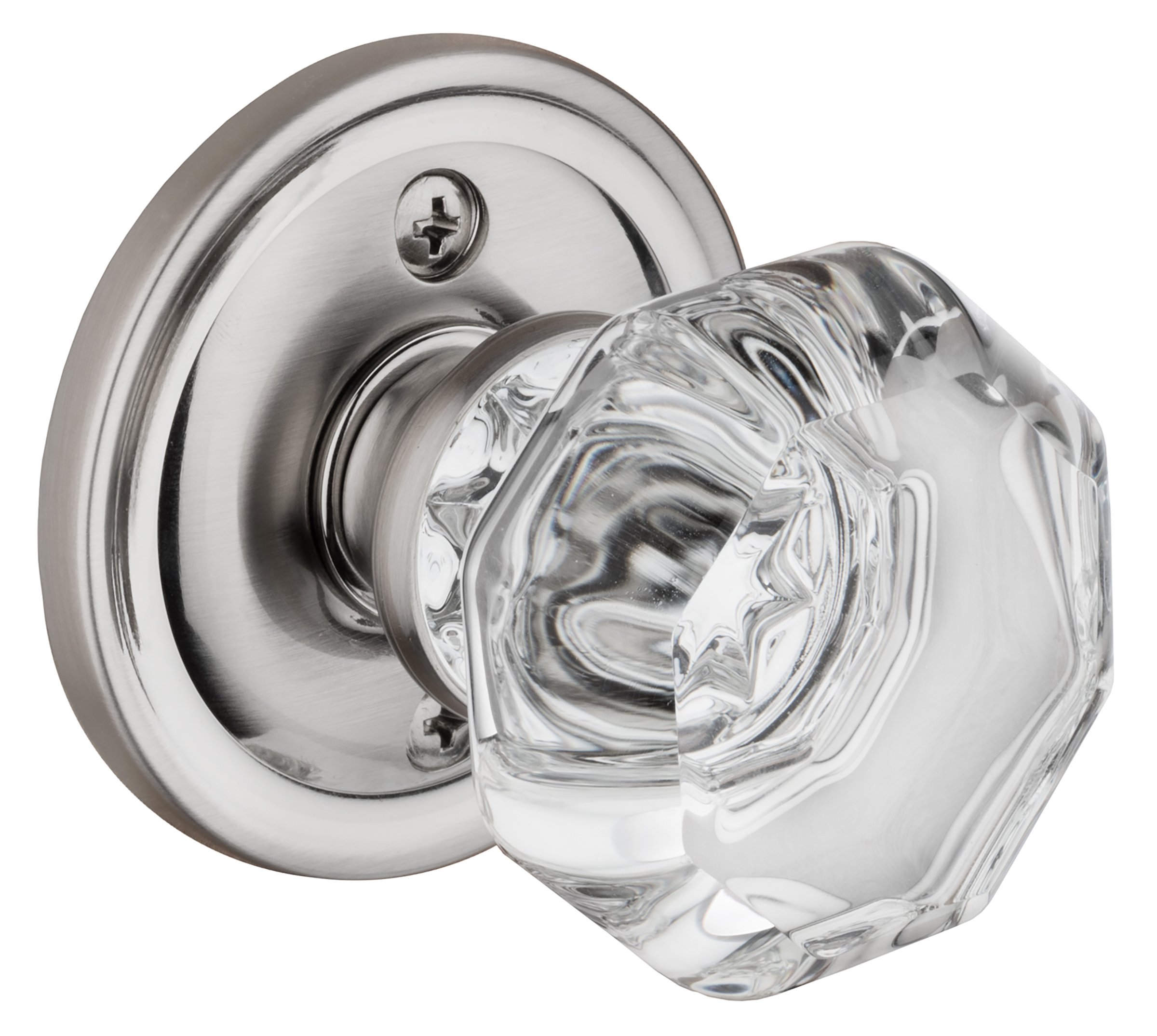 Satin Nickel Crystal Door Knobs - Buy Now -2
