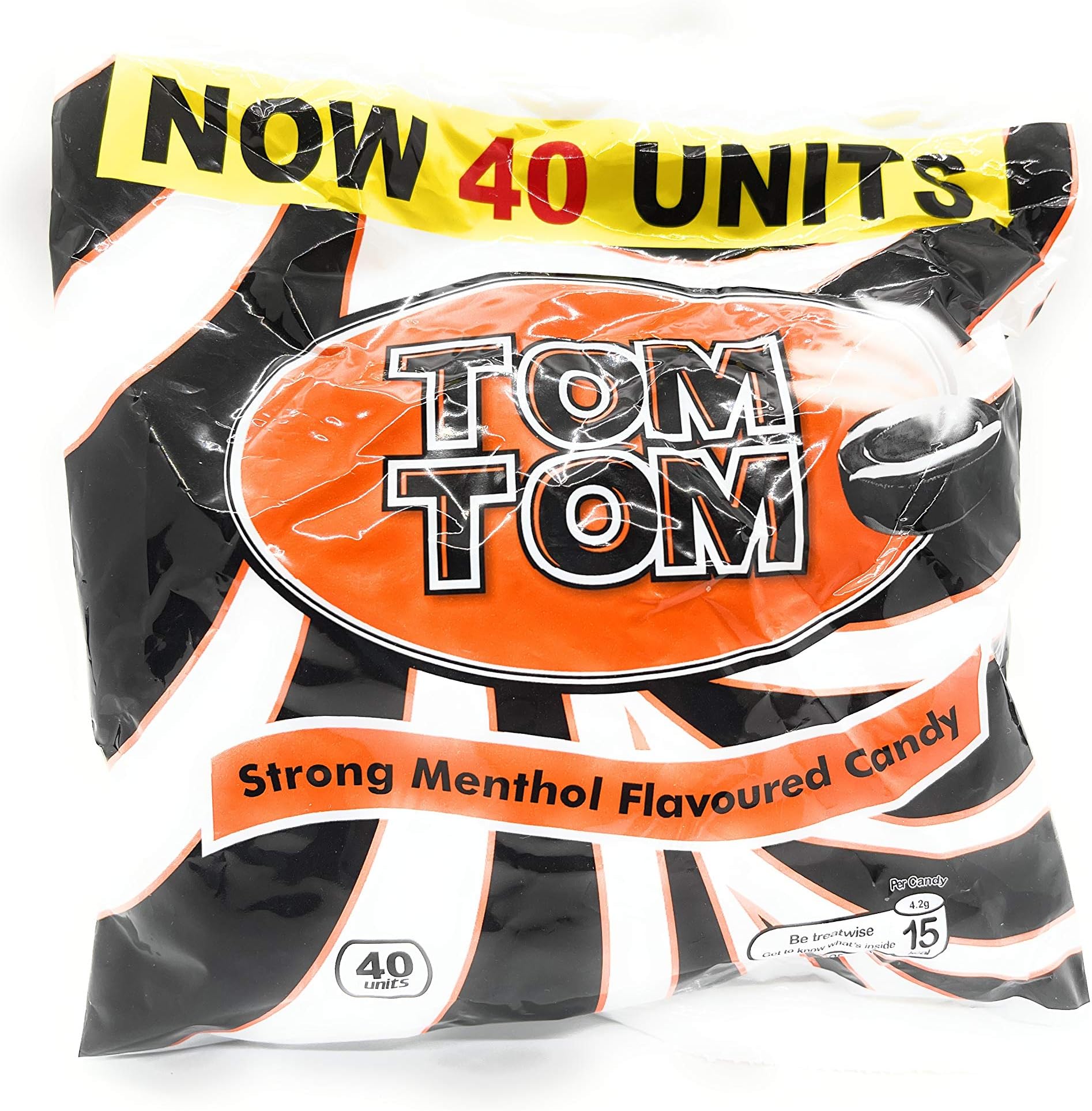 Tom Tom - Nigerian Strong Menthol Flavored Candy [40 pieces]