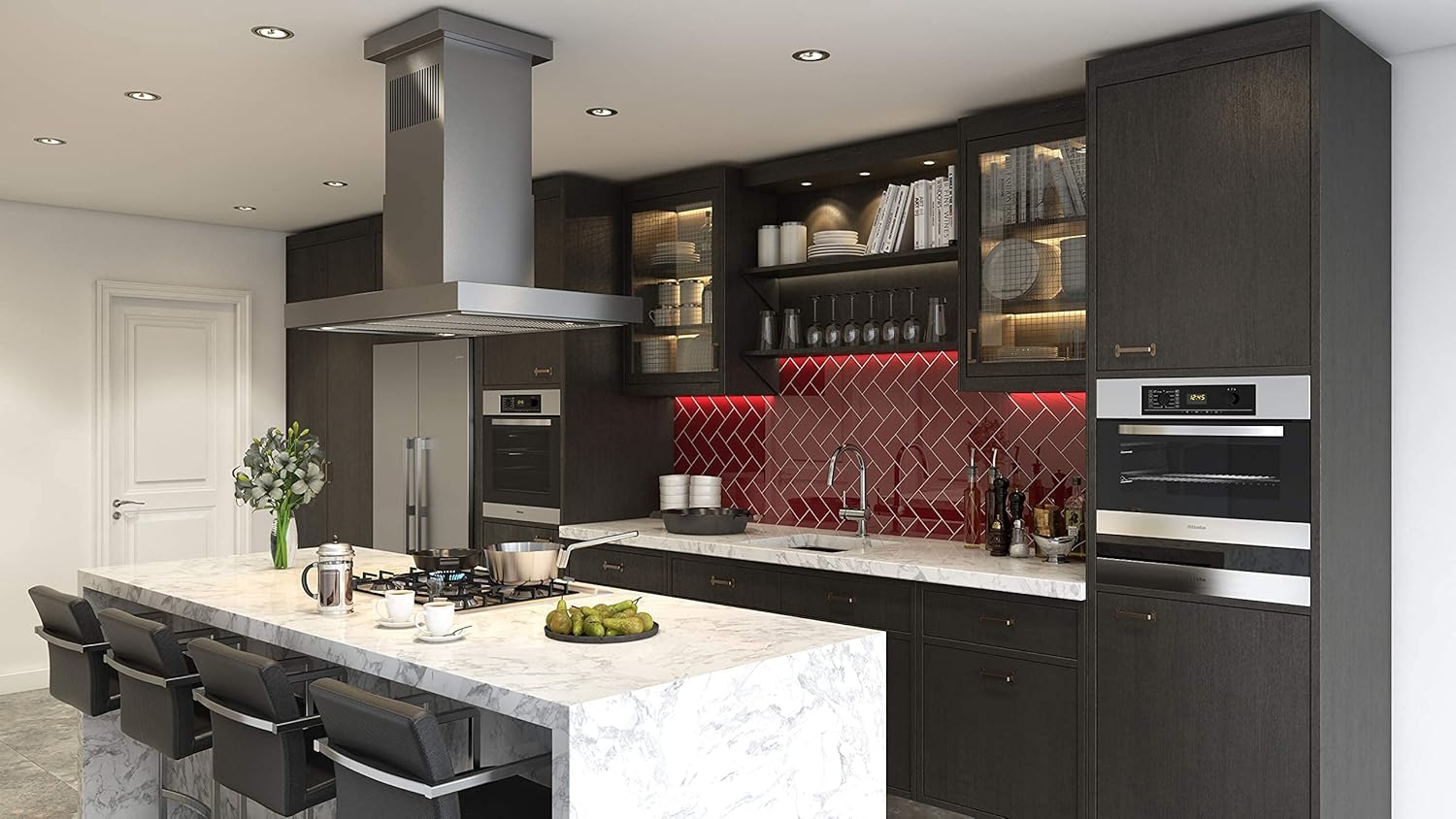 Exclusive Discount 70% Price Giorbello Glass Subway Backsplash Tile, 3 x 6, Ruby Red