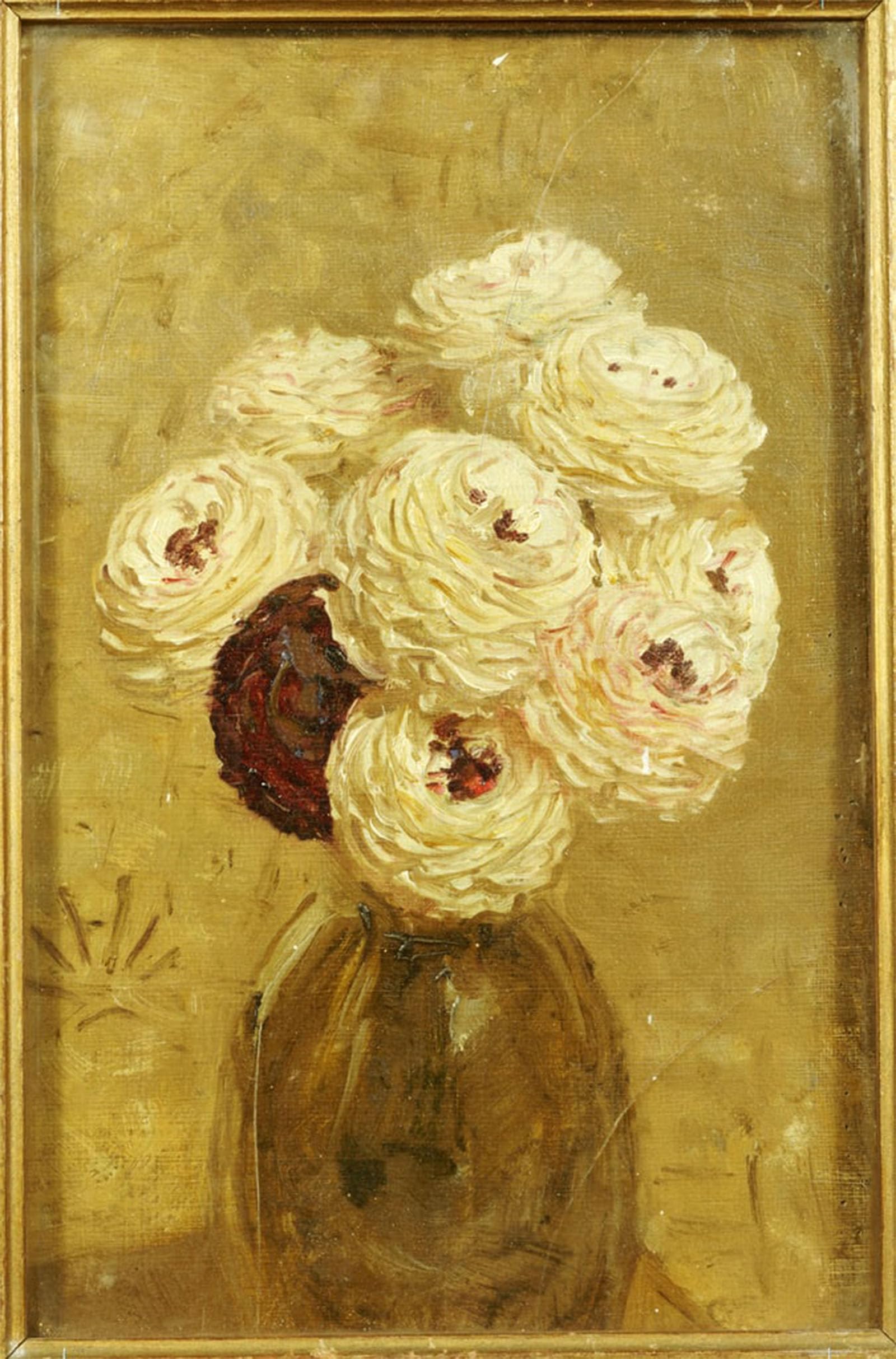 SERENDIPITP Vintage Wall Art Canvas Nordic Poster Canvas Print Picture a Vase of Dahlias by Albert Moore Wall Art Poster for Home Decor 60x90cm