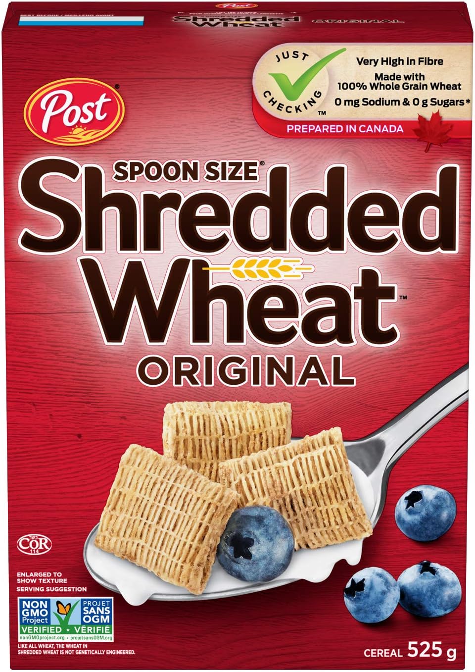 Post Spoon Size Shredded Wheat Original Cereal, 525g Amazon.ca